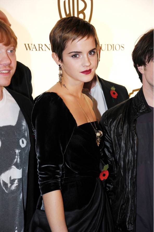 Évek óta erre a pillanatra várt, hogy lejárjon a Harry Potter szerződése, és levágathassa ilyen rövidre a haját. 