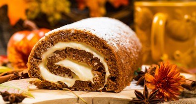 A hétvége sztárja: mascarponés, sütőtökös tekercs