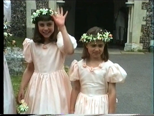Kate Middleton, Pippa Middleton gyerekek, esküvő, 1991
