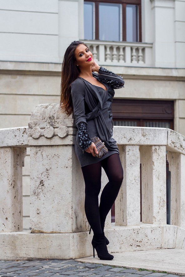 Cserháti Tamara kedvenc tervezőjének ruhájában