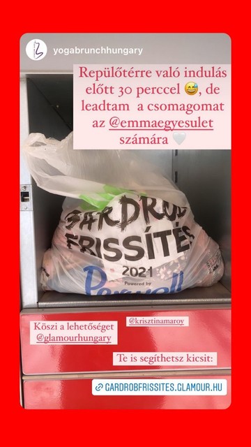 Orsolya Kolossváry a Yoga Bruch alapítója sem hagyta ki a lehetőséget, hogy segítsen!