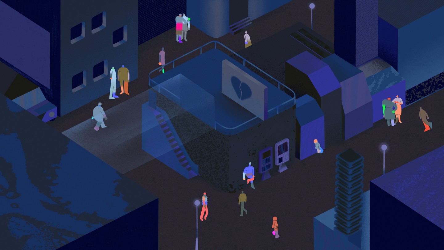 Jelenet a Wish You Were Ear című magyar animációs filmből, melyet Balogh Mirjana rendezett