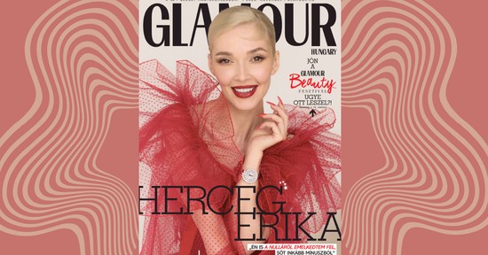 Herceg Erikával a címlapon, Beauty- és Mami melléklettel megjelent a GLAMOUR magazin novemberi száma