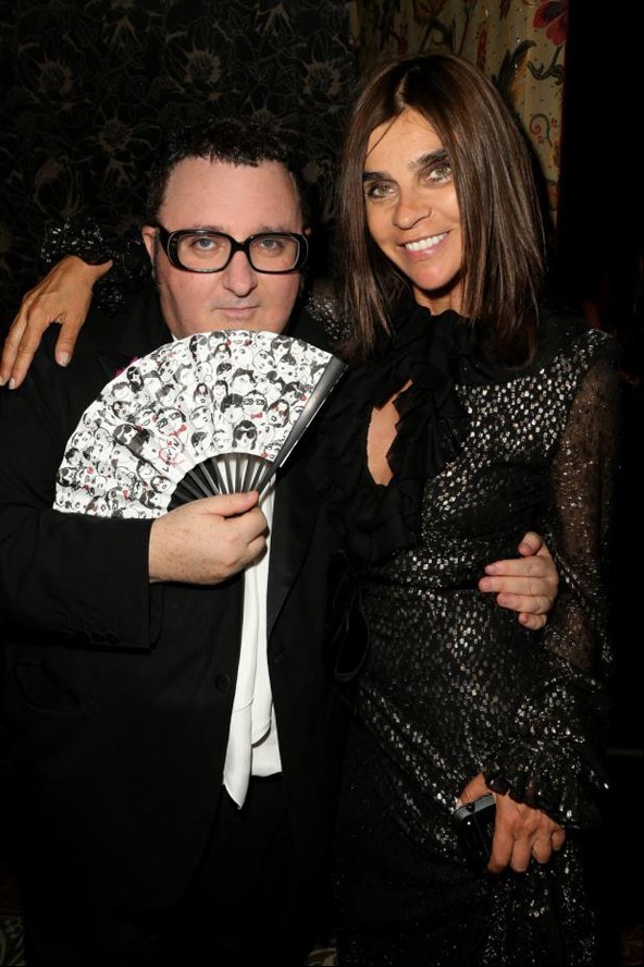 Alber Elbaz és Corine Roitfeld