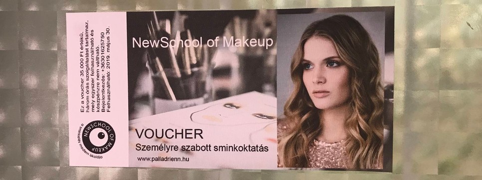 Személyre szabott sminkoktatás www.palladrienn.hu 35000 Ft