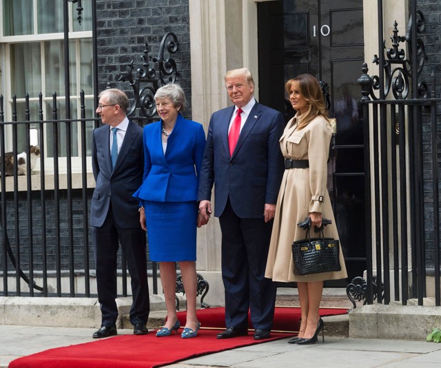Melania Trump Theresa May