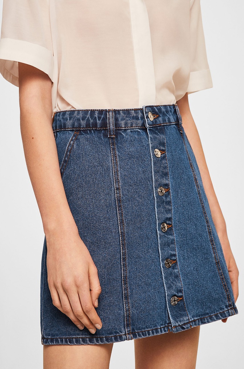 Organikus pamut farmerszoknya MANGO 9 995 Ft