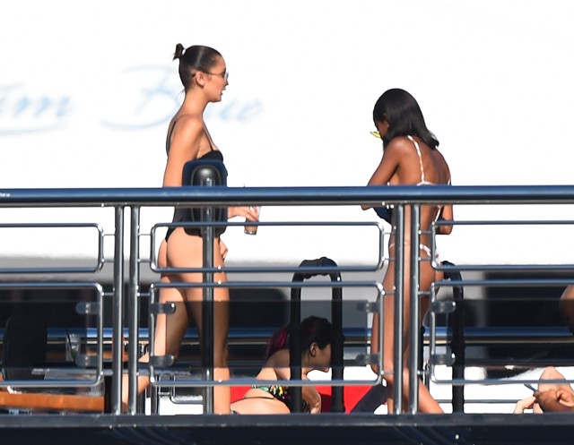 Bella Hadid Lewis Hamilton Monaco