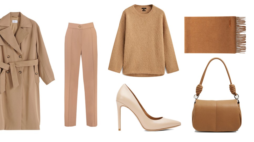 Ballon RESERVED 19 995 Ft, nadrág F&F 7490 Ft, felső MASSIMO DUTTI 59 995 Ft, cipő GINO ROSSI - CCC 27 995 Ft, sál ZARA 8995 Ft, táska PARFOIS 11 495 Ft