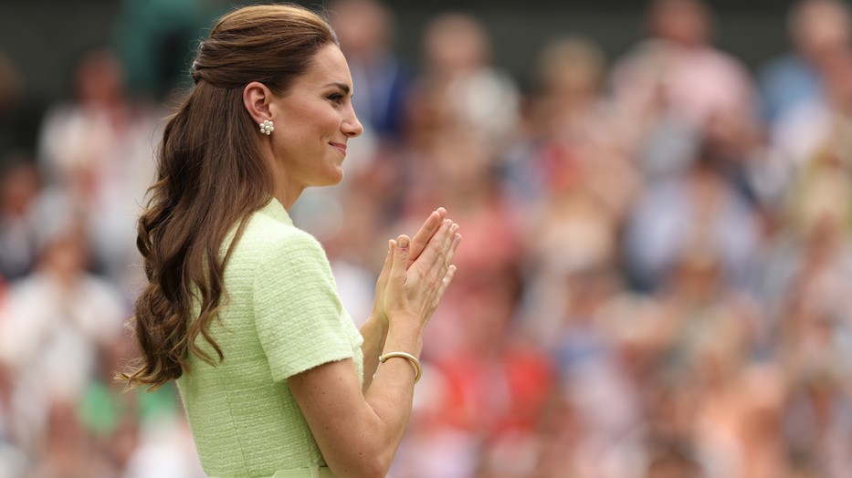 Katalin hercegné a világ legszebb teniszlabdájának öltözött