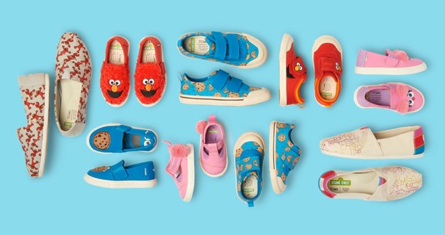 50 éves a Szezám utca, a TOMS különleges limitált kollekcióval ünnepel