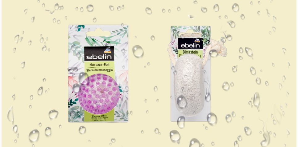 Ebelin vérkeringést fokozó masszázslabda, Ebelin habkő