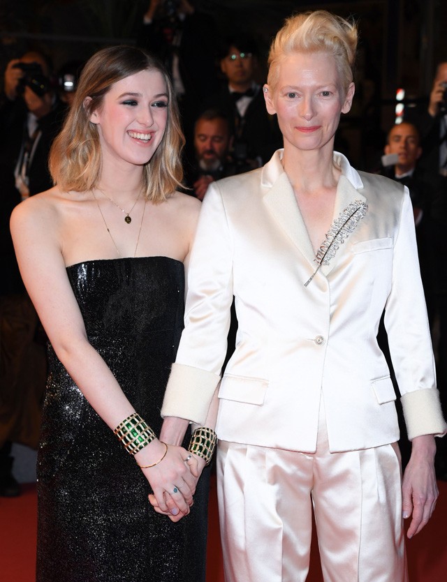 Tilda Swinton és lánya, Honor Byrne