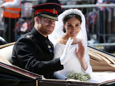 Meghan Markle mesébe illő esküvői fotókat osztott meg, 8 éve mondott igent Harry hercegnek