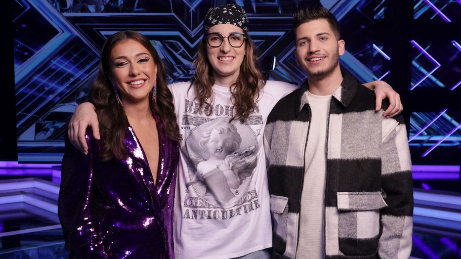 Mihályfi Luca, Solyom Berni és Kiss Kevin az X-Faktor döntőjében