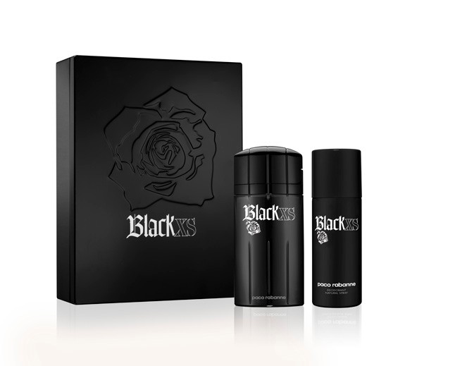Black XS szett PACO RABANNE 20300 Ft. Tartalma: Black XS pafüm edt 100ml és Deo 150ml