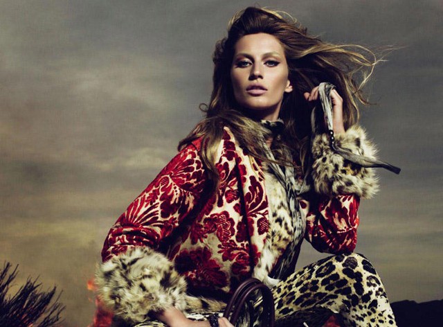 Gisele Bündchen a 40 éves Roberto Cavalli kampányában