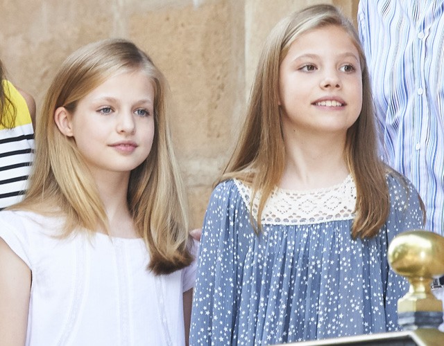 Leonor hercegnő és testvére, Sofia infánsnő