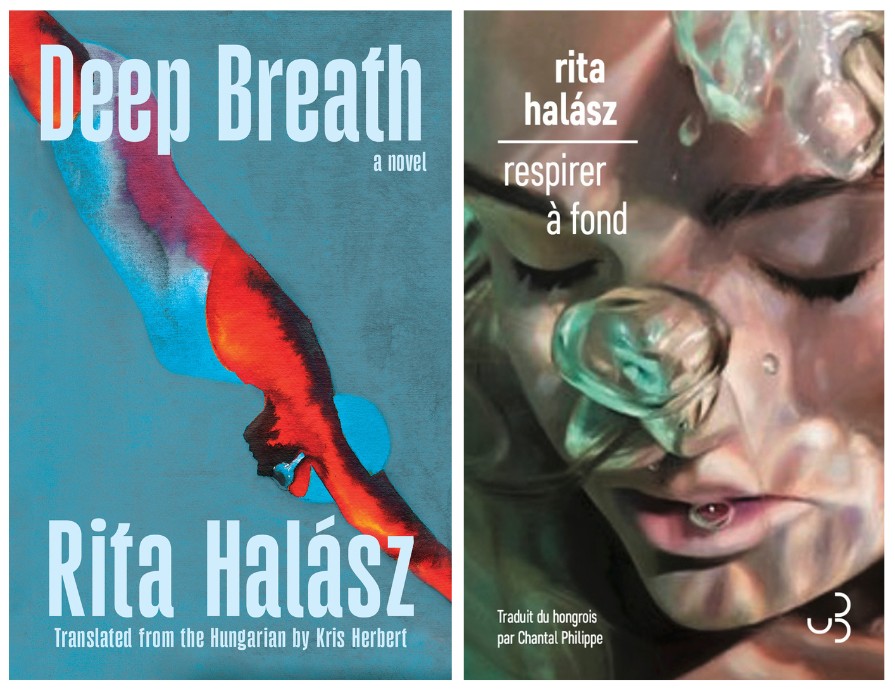 Halász Rita könyvének amerikai és francia borítója