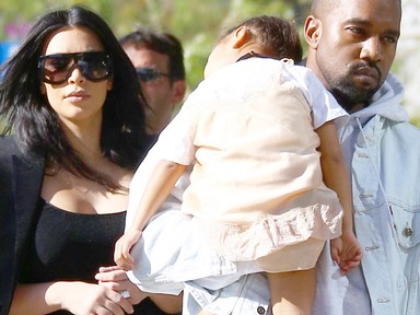 Ennivalóan édes Kim Kardashian és Kanye West kisfia, Saint