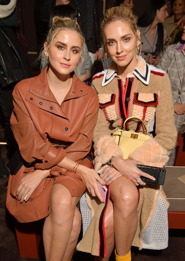 Chiara Ferragni Valentina Ferragni Fendi