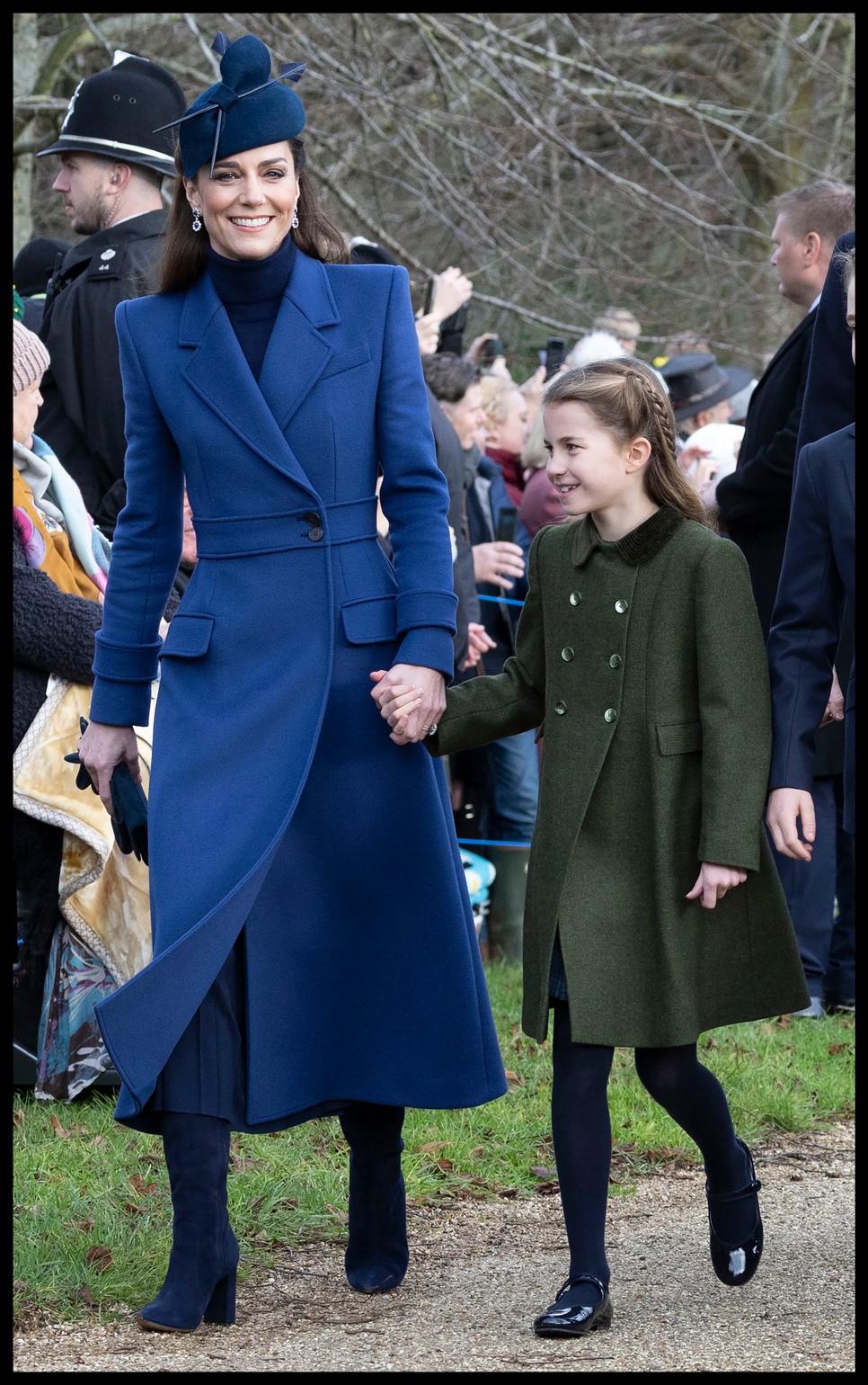 Katalin hercegné és Sarolta hercegnő az idei karácsonyi szentmisén