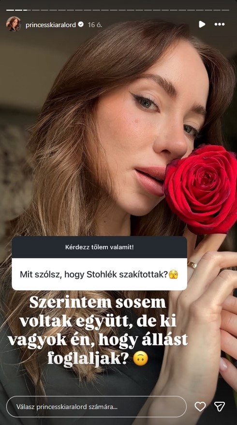 Ezt gondolja Kiara Lord Stohl András és Kiss Kriszta szakításáról