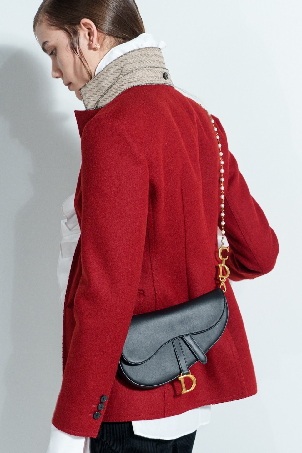 A Christion Dior Saddle Bag