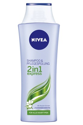 2 in 1 Express Sampon és balzsam egyben NIVEA 749 Ft/250 ml (2,99 Ft/1 ml)