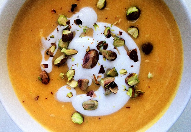 Gyömbéres sütőtök krémleves