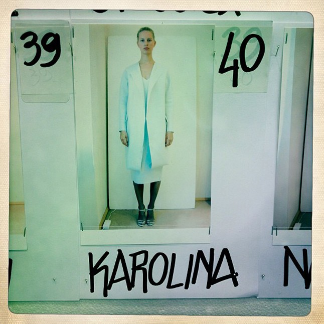 Karolina Kurkova a Max Mara show sztárja volt.