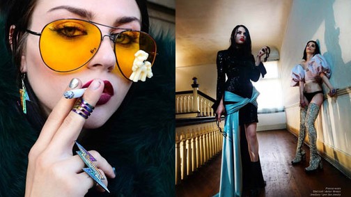 +18 Kurt Cobain lánya cicit mutatott divatmagazinban