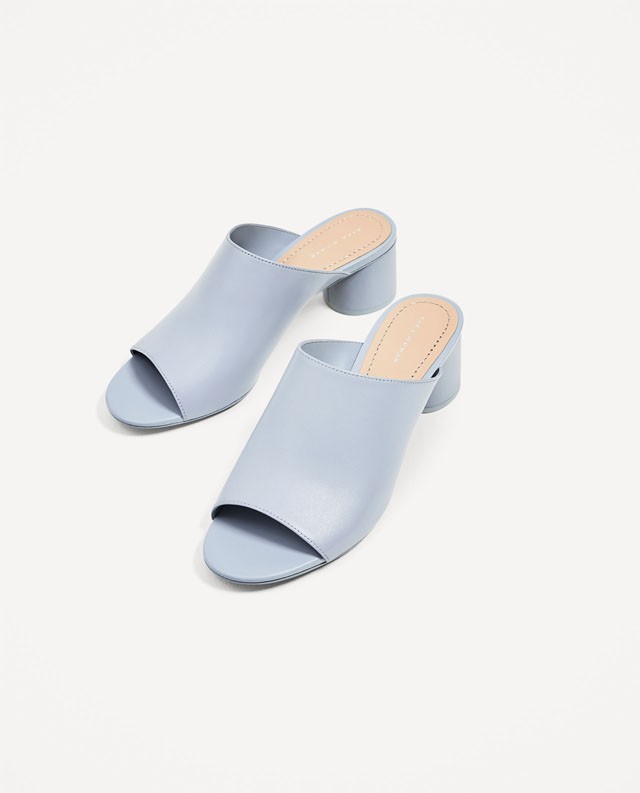 Bőr papucs ZARA 14 990 Ft- zara.com