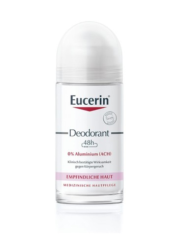 24h alumínium-mentes golyós dezodor érzékeny bőrre EUCERIN 4999 Ft/50 ml (99,98 Ft/1 ml) GLAMOUR-kuponnal, 25% kedvezménnyel 3749,25 Ft. A partnerpatikák listáját keresd a www.eucerin.hu weboldalon!