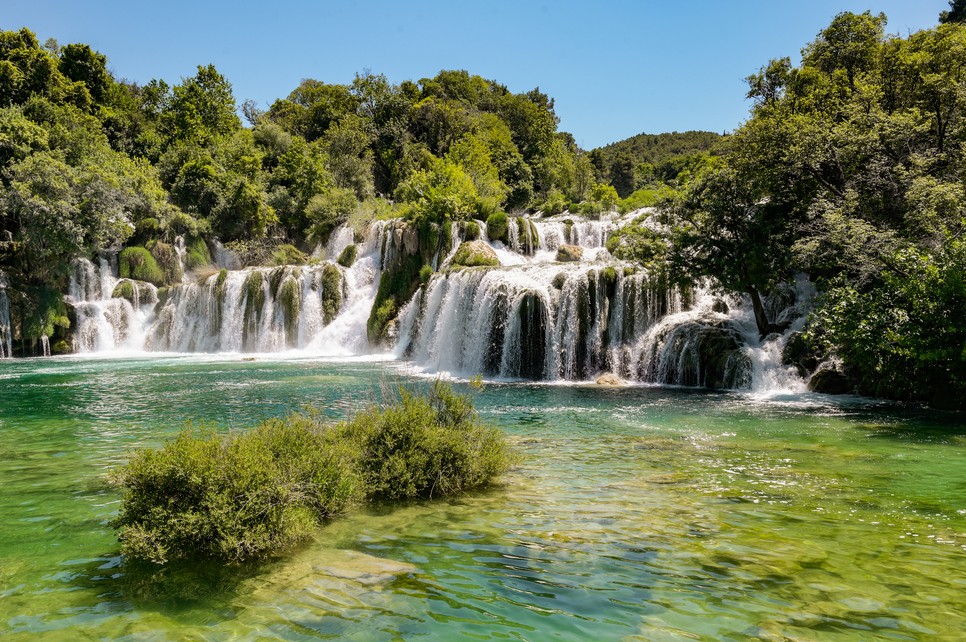 A gyönyörű Krka Nemzeti Park sincs messze Splittől