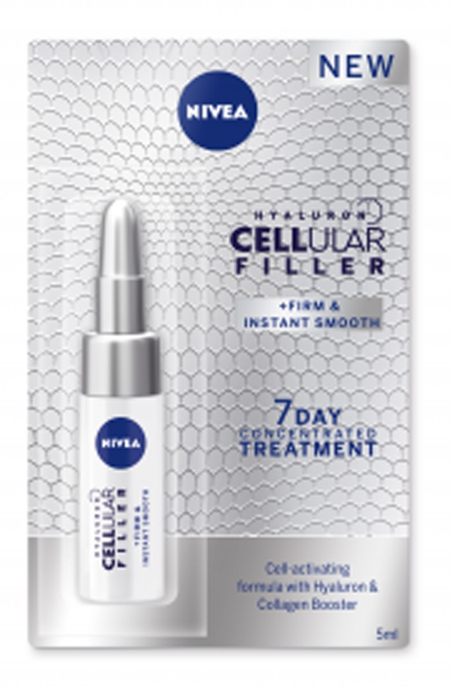 NIVEA HYALURON CELLULAR FILLER 7 NAPOS INTENZÍV FESZESÍTŐ KÚRA, 2×5 ml