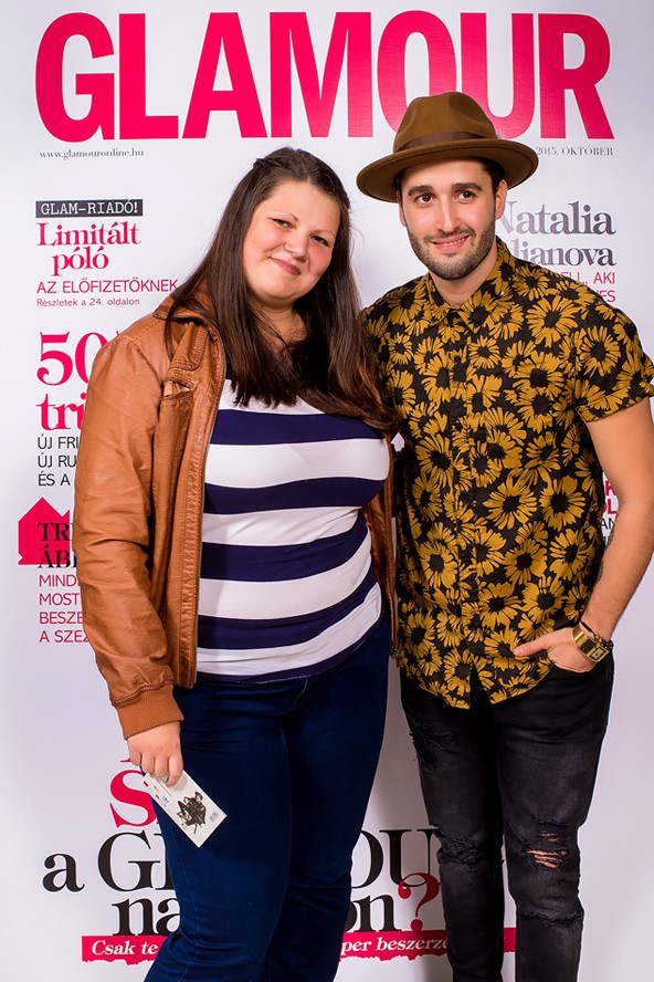 Király Viktor a GLAMOUR és az ARÉNA Pláza közös Stylistversenyén