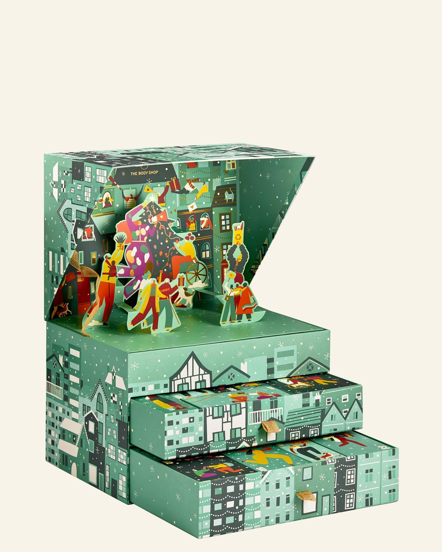 Share Love & Joy óriás adventi kalendárium THE BODY SHOP 46 990 Ft