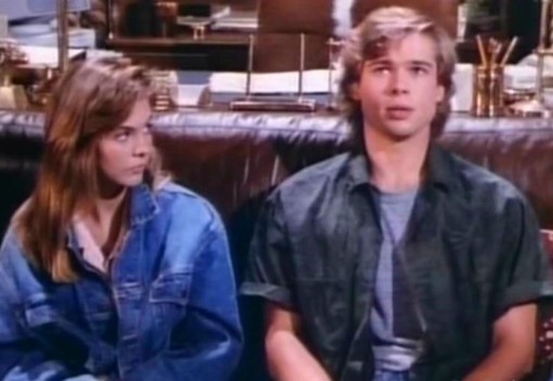 Igen, ez itt tényleg Brad Pitt, amikor még a Dallas című sorozatban játszott