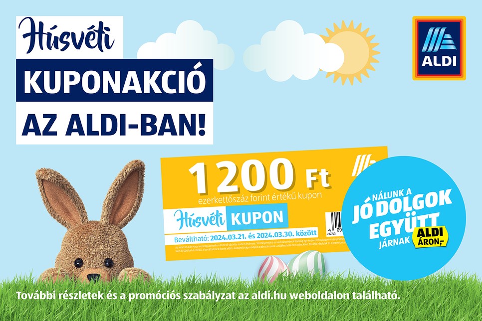 Húsvétkor is könnyen spórolhatsz!