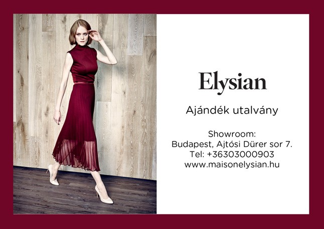 Karácsonyi Pop-up üzlet az Elysian showroomjában