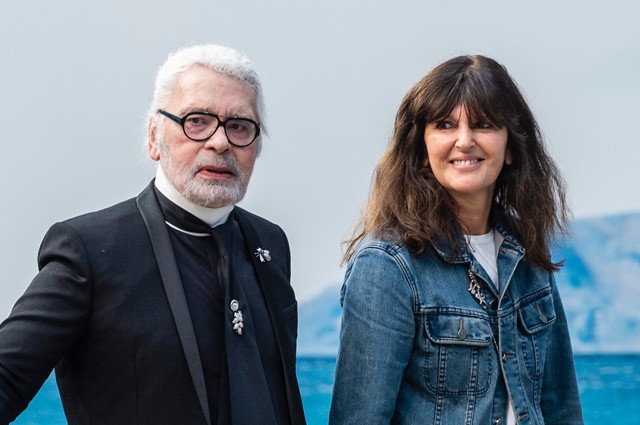 Karl Lagerfeld és Virginie Viard