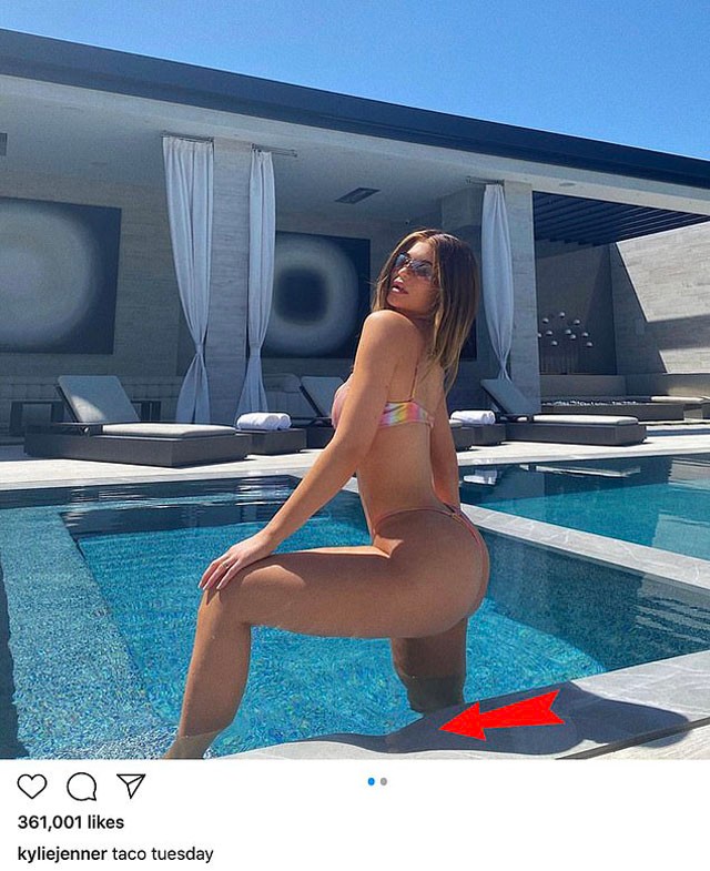 Annyira kínos volt Kylie Jenner Photoshop-bakija, hogy törölte is a fotót: de az internet nem felejt