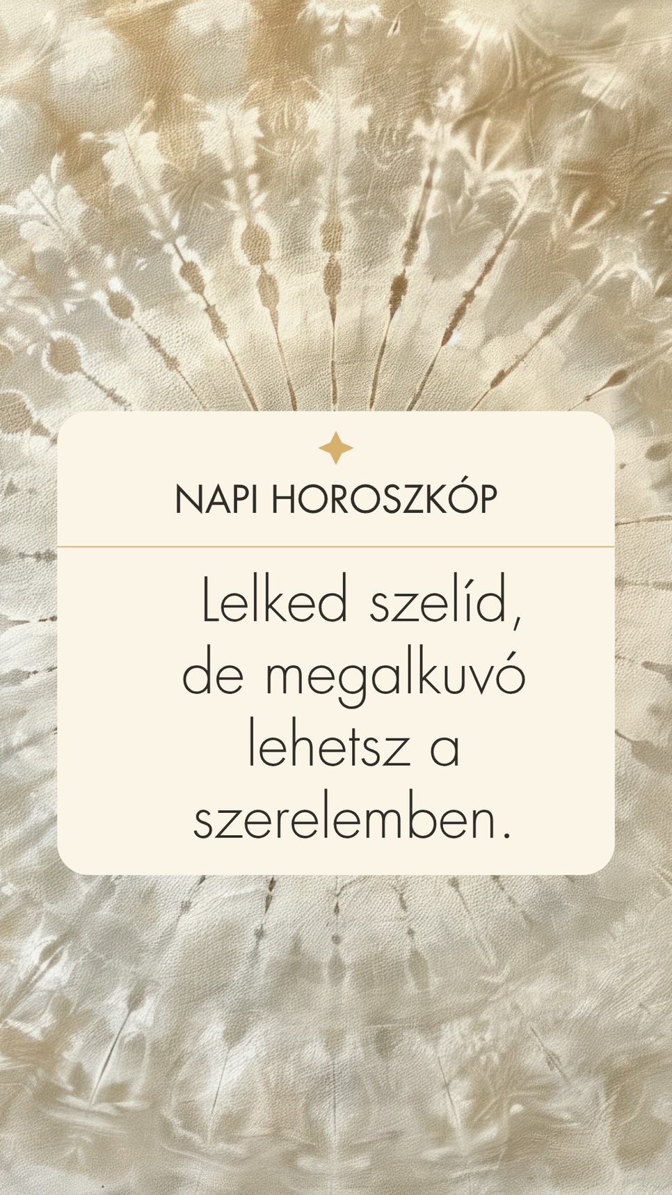 Egy kis emlékeztető a napi horoszkóp szerint