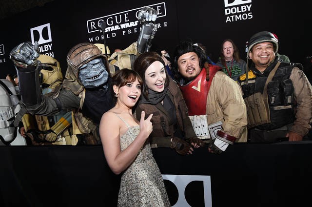 Felicity Jones Star Wars kosztümök