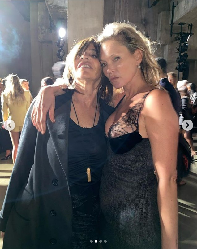 Carine Roitfeld és Kate Moss Londonban