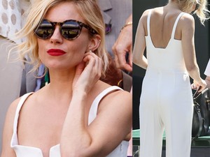Sienna Miller viselte Wimbledon legszebb fehér overallját
