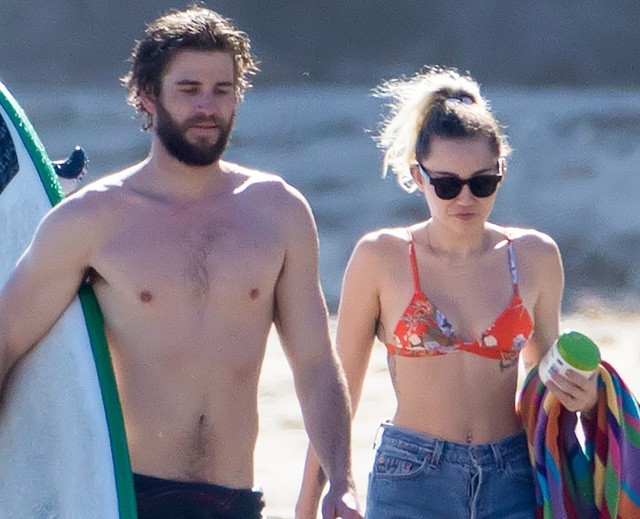 Liam Hemsworth és Miley Cyrus