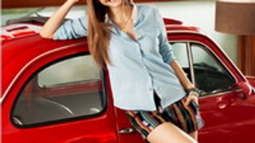 Palvin Barbara Tommy Hilfiger kampányában