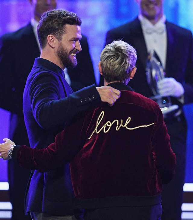 Justin Timberlake, Ellen DeGeneres Peoples Choice